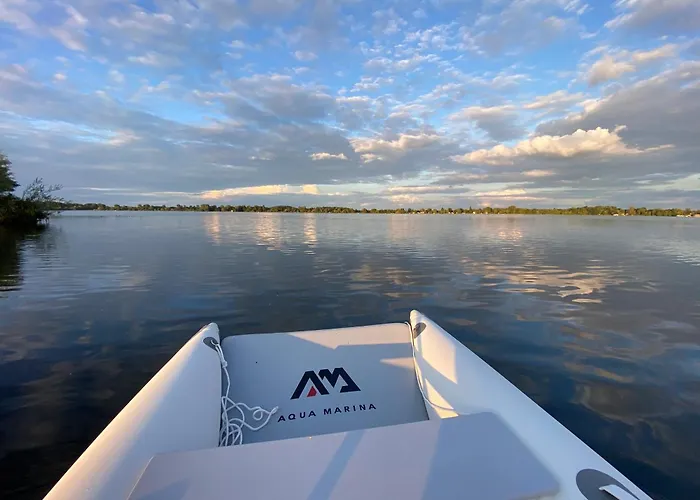 Exklusives Hausboot - Sauna, Sonnendeck&privates Beiboot Bateau-hôtel Kolonie Zern